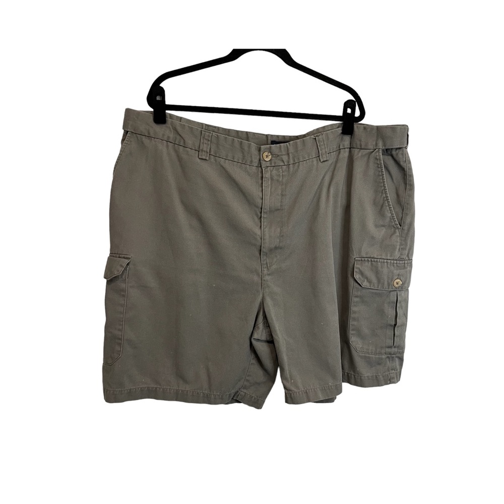 Canyon Ridge Gray Flat Front 8" Inseam Cargo Shorts Mens Size 48